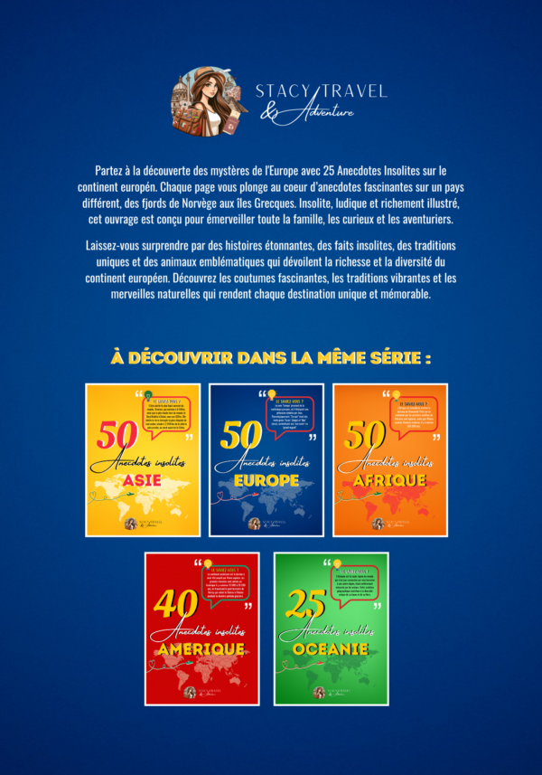 50 Anecdotes insolites EUROPE (e-book ou livre) – Image 13