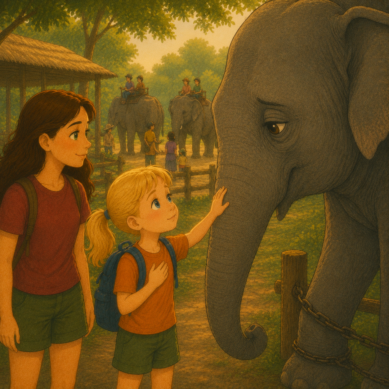 Les aventures de Solyna : Le coeur des éléphants libres : Un livre pour sensibiliser les enfants au bien-être animal et au respect des éléphants